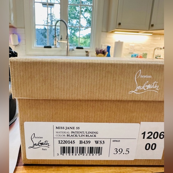 NEW - 39.5 - Christian Louboutin Black Miss Jane 55 Pumps - Patent Leather - Picture 12 of 13